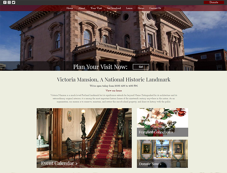 Victoria Mansion – A National Historic Landmark in Portland, Maine